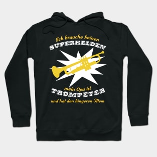 Superheldtrompetenopa Hoodie